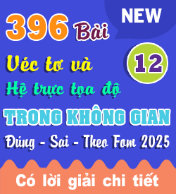 Vectơ và hệ trục toạ độ trong không gian (Đ-S)